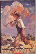 NC Wyeth Coca-Cola Calendar Illustration china oil painting artist